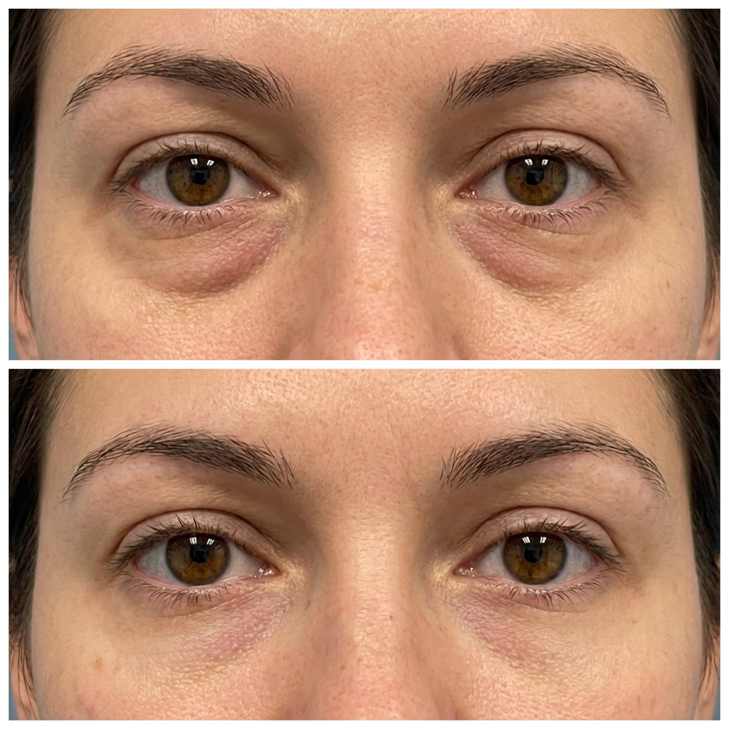 Under-eye concern close-up
