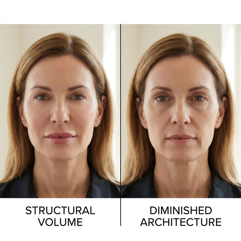 The shadow under your eyes is not dark circles. It is a hollow — and that distinction changes everything.
